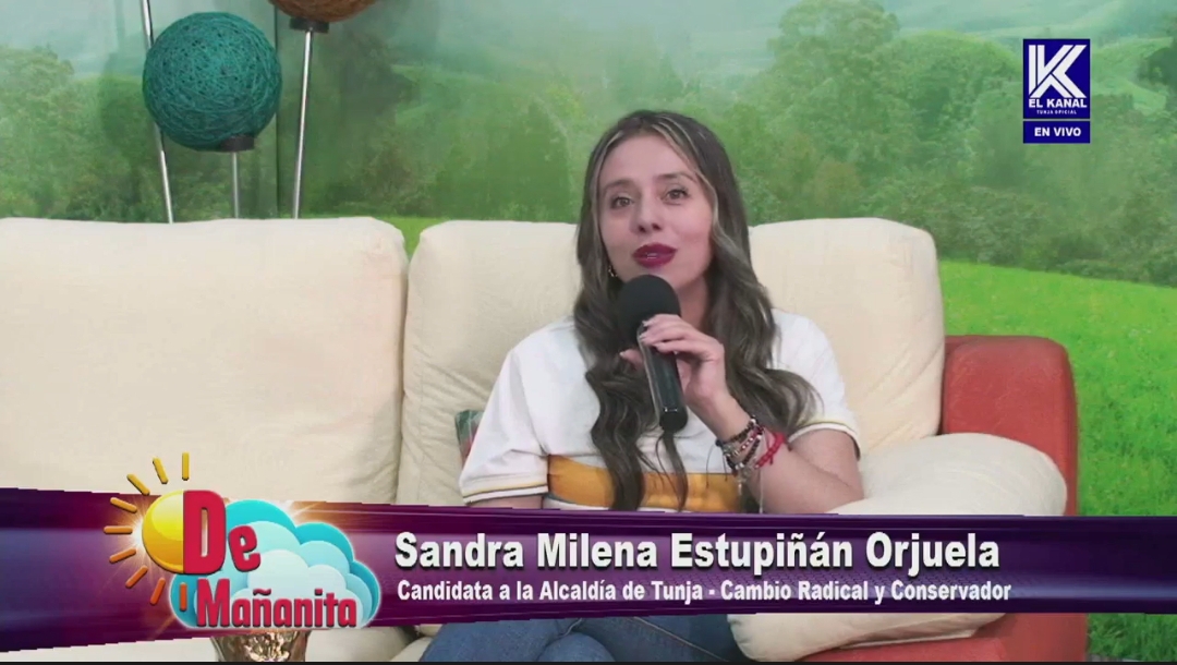 Sandra Estupiñán destapa sus cartas: seguridad, empleo y transparencia, las apuestas con las que busca conquistar la Alcaldía de Tunja