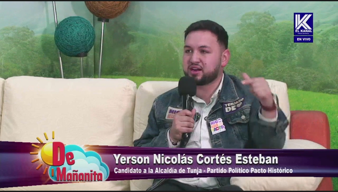 «Tunja necesita un cambio»: Nicolás Cortés presentó sus propuestas y lanzó fuertes críticas políticas
